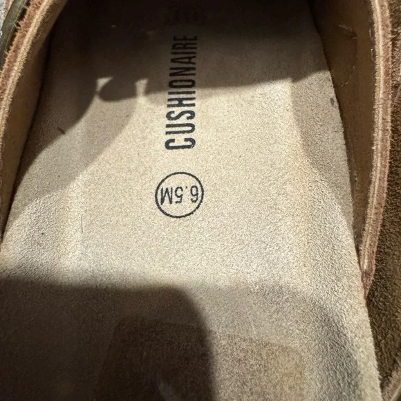 Chestnut Suede Platform Clogs size 6.5 - Picture 4 of 5